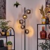 Koyoto Staande lamp 31 cm Chroom, Rookkleurig, 5-lichts