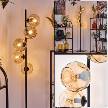 Ripoll Staande lamp Amber, 5-lichts