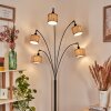 Bongal Staande lamp Zwart, 5-lichts