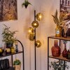 Ripoll Staande lamp Goud, Duidelijk, 5-lichts