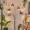Bassagoda Staande lamp Zwart, 5-lichts