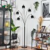 Bassagoda Staande lamp Zwart, 5-lichts