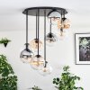 Gastor Plafondlamp, Kogellampje 57 cm Amber, Duidelijk, Rookkleurig, 9-lichts