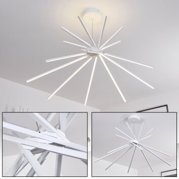 Teles Plafondlamp LED Wit, 1-licht
