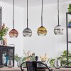 Ripoll Hanglamp, Kogellampje, Hanglamp Goud, Duidelijk, Koperkleurig, Rookkleurig, 4-lichts