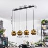 Ripoll Hanglamp, Kogellampje, Hanglamp Goud, 4-lichts