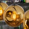 Ripoll Hanglamp, Kogellampje, Hanglamp Goud, 4-lichts