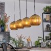 Koyoto Hanglamp, Kogellampje, Hanglamp Goud, 4-lichts