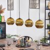 Koyoto Hanglamp, Kogellampje, Hanglamp Goud, 4-lichts