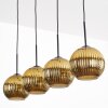 Koyoto Hanglamp, Kogellampje, Hanglamp Goud, 4-lichts