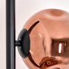 Ripoll Staande lamp Duidelijk, Koperkleurig, 5-lichts