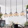 Koyoto Hanglamp, Kogellampje, Hanglamp Amber, Duidelijk, 4-lichts