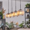 Koyoto Hanglamp, Kogellampje, Hanglamp Amber, Duidelijk, 4-lichts