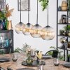 Koyoto Hanglamp, Kogellampje, Hanglamp Amber, Duidelijk, 4-lichts