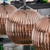 Koyoto Hanglamp, Kogellampje, Hanglamp Koperkleurig, 4-lichts