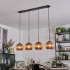 Koyoto Hanglamp, Kogellampje, Hanglamp Koperkleurig, 4-lichts