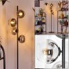 Koyoto Staande lamp Chroom, Duidelijk, Rookkleurig, 4-lichts