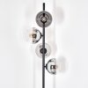 Koyoto Staande lamp Chroom, Duidelijk, Rookkleurig, 4-lichts