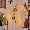 Koyoto Staande lamp Amber, Duidelijk, Rookkleurig, 5-lichts