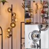 Koyoto Staande lamp Duidelijk, Rookkleurig, 6-lichts
