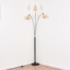 Cavaca Staande lamp Chroom, Zwart, 3-lichts
