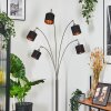 Alsen Staande lamp Nikkel mat, Zwart, 5-lichts