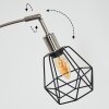 Yaak Staande lamp Nikkel mat, Zwart, 5-lichts