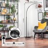 Koyoto Staande lamp, Booglampen Zwart, 1-licht