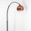 Koyoto Staande lamp, Booglampen Zwart, 1-licht