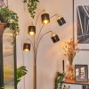 Alsen Staande lamp Messing, Zwart, 5-lichts