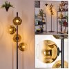Ripoll Staande lamp Goud, Duidelijk, 4-lichts