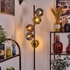 Ripoll Staande lamp Blauw, Goud, Koperkleurig, 5-lichts