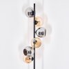 Koyoto Staande lamp 31 cm Amber, Chroom, Rookkleurig, 6-lichts