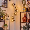 Koyoto Staande lamp Amber, Duidelijk, Rookkleurig, 6-lichts