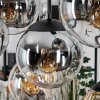 Gastor Hanglamp, Kogellampje, Hanglamp Amber, Duidelijk, Rookkleurig, 8-lichts