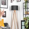 Soungou Staande lamp Hout licht, Wit, 1-licht