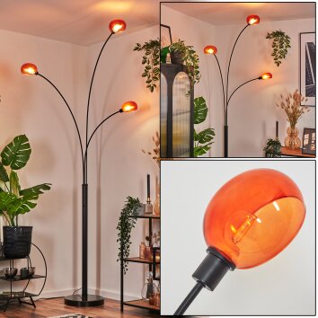 Nikkala Staande lamp Zwart, 3-lichts