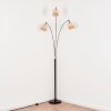 Sabadim Staande lamp Chroom, Zwart, 3-lichts