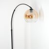 Koyoto Staande lamp, Booglampen Zwart, 1-licht