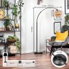 Koyoto Staande lamp, Booglampen Zwart, 1-licht