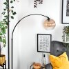 Koyoto Staande lamp, Booglampen Zwart, 1-licht