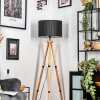 Soungou Staande lamp Natuurlijke kleuren, Zwart, 1-licht