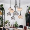 Koyoto Hanglamp, Kogellampje, Hanglamp Natuurlijke kleuren, Zwart, 8-lichts