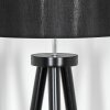 Soungou Staande lamp Chroom, Zwart, 1-licht