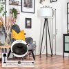 Soungou Staande lamp Chroom, Zwart, 1-licht