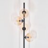 Koyoto Staande lamp Amber, Duidelijk, 4-lichts