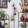 Koyoto Staande lamp Amber, Rookkleurig, 6-lichts