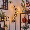 Koyoto Staande lamp Amber, Rookkleurig, 6-lichts