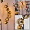 Ripoll Staande lamp Goud, Duidelijk, 6-lichts
