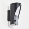 Aria Buiten muurverlichting Antraciet, 1-licht, Bewegingsmelder